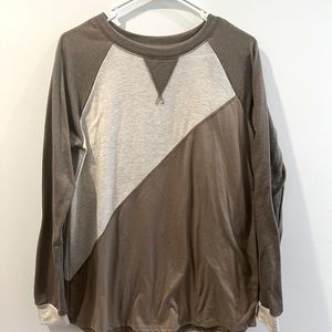 Color block long sleeve